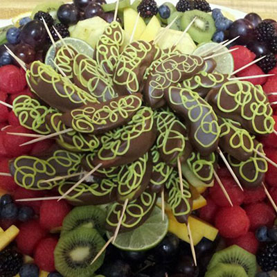 Fruit tray.